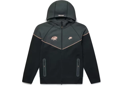 Мужская худи Nike x Central Cee на молнии, черно-бронзовая