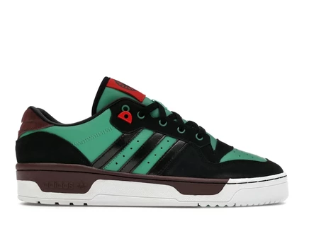 Мужские кроссовки Adidas Rivalry Low Demon Slayer Tanjiro, черные