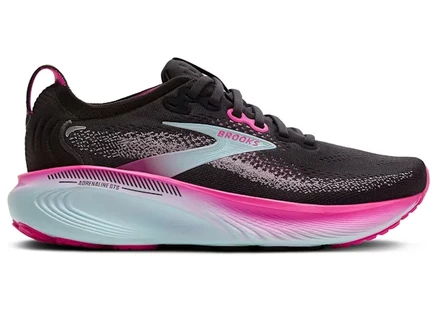 Женские кроссовки Brooks Adrenaline GTS 25, черно-розовые