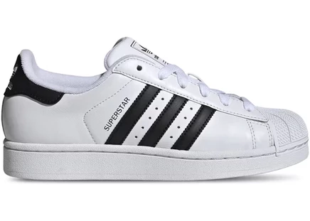 Женские кеды Adidas Superstar II, бело-черные