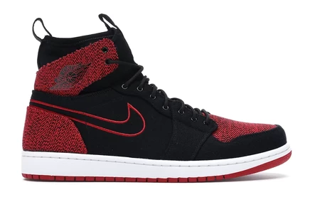 Мужские кроссовки Jordan 1 Retro Ultra High Bred, черно-красные