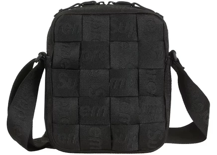 Унисекс сумка через плечо Supreme Woven Shoulder Bag SS24, черная