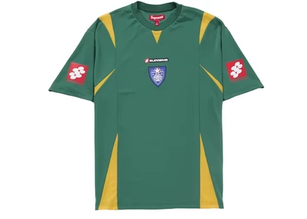 Мужская футбольная майка Supreme Crest, зеленая