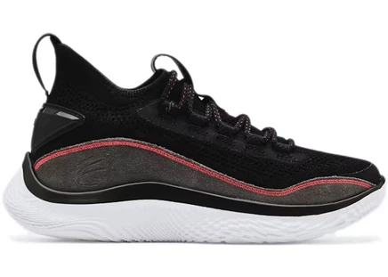 Детские кроссовки Under Armour Curry Flow 8, черно-белые