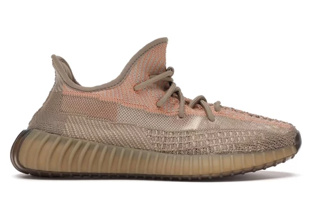 Мужские кроссовки Adidas Yeezy Boost 350 V2, песочно-коричневые
