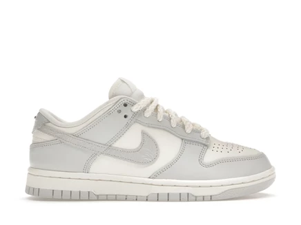 Женские кроссовки Nike Dunk Low Needlework Sail Aura, слоновая кость/нейтрально-серые