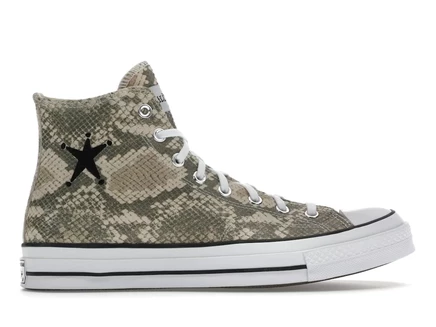 Мужские кеды Converse Chuck 70 Hi Stussy Snakeskin