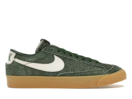Мужские кроссовки Nike Blazer Low Devin Booker Chevrolet, из замши, темно-зеленые