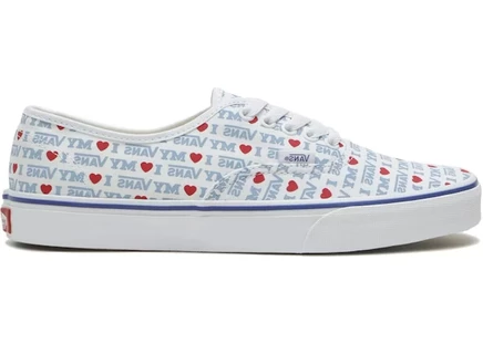 Мужские кеды Vans Authentic I Love My Vans, белые