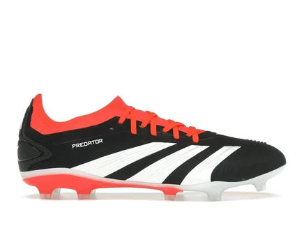 Мужские бутсы Adidas Predator 24 Pro FG, черно-бело-красные