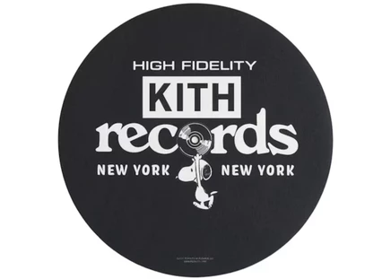 Коврик для винила KITH x Peanuts Kith Records, черный