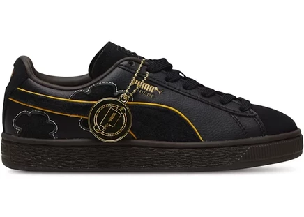 Детские кроссовки Puma Suede One Piece Blackbeard, черный/темно-коричневый