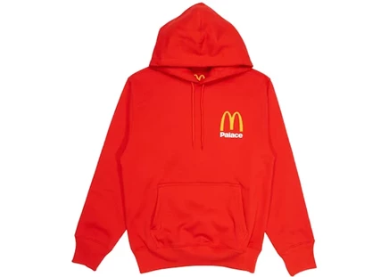 Мужская худи Palace x McDonald's Logo Hood, красная