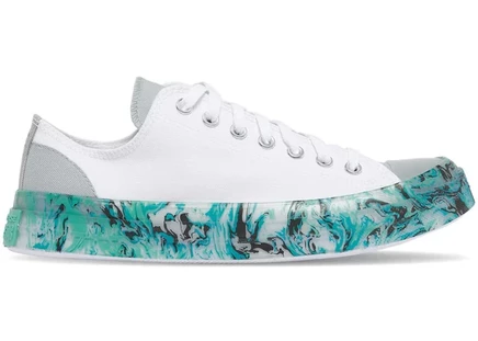 Унисекс кроссовки Converse Chuck Taylor All Star CX Ox, бело-серо-бирюзовые