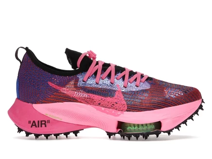 Мужские кроссовки Nike Tempo NEXT% Flyknit, сине-розовые