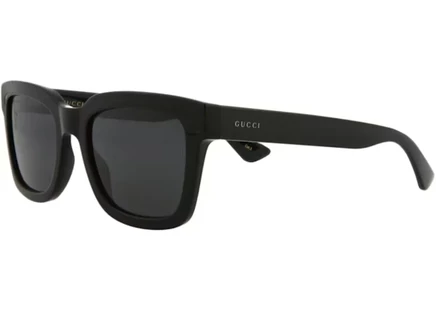 Мужские очки Gucci GG0001SN, черные/дымчатые