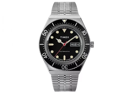 Мужские часы Timex M79 TW2U78300ZV 40 мм, автомат, нержавеющая сталь, черный