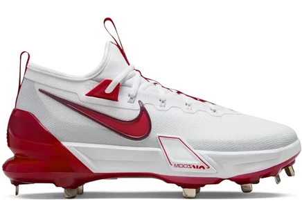 Мужские бутсы Nike Force Zoom Trout 9 Elite, бело-красные