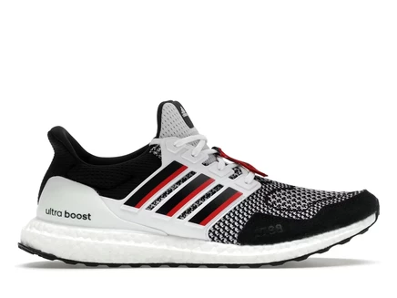 Унисекс кроссовки Adidas Ultra Boost 1.0 Louisville, бело-черно-красные