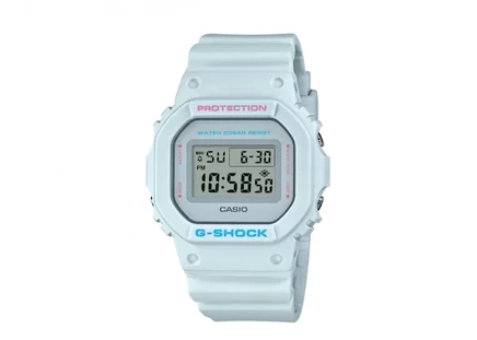 Унисекс часы Casio G-Shock DW5600SC-8 49 мм, светло-голубые