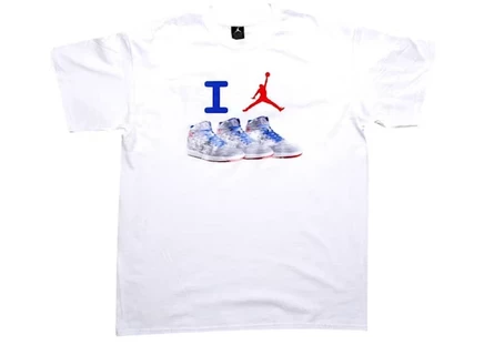 Мужская футболка nike air jordan aj1 jumpman, белая