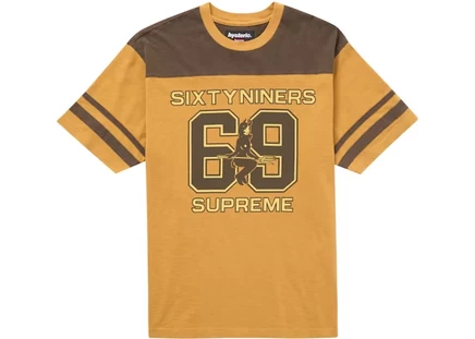 Мужская футболка Supreme Hysteric Glamour 69, светло-оранжевая