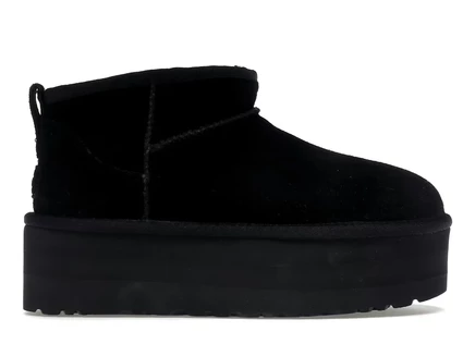 Женские ботинки Ugg Classic Ultra Mini Platform, черные