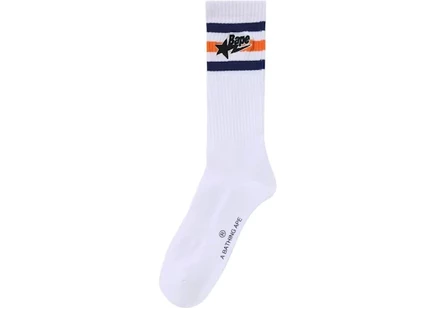 Мужские носки Bape Bape Sta, белые