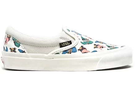 Мужские слипоны Vans Spongebob, белые