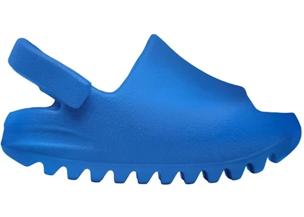 Детские сланцы Adidas Yeezy Slide, лазурные