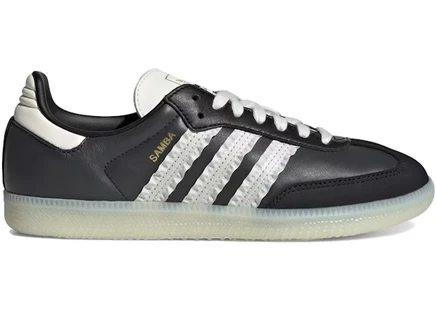 Женские кроссовки Adidas Samba Ruffle Stripes Pack, черные и молочно-белые