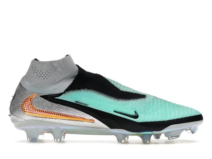 Мужские бутсы Nike Phantom 6 High Elite FG, хром/черные