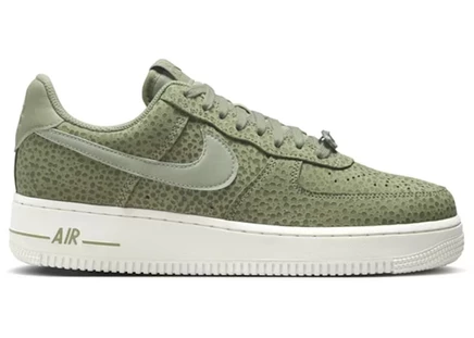 Женские кроссовки Nike Air Force 1 Low '07 PRM Safari, оливково-зеленые