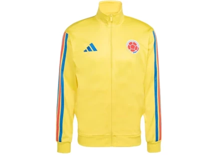 Мужская олимпийка Adidas Colombia DNA Track Top, желтая