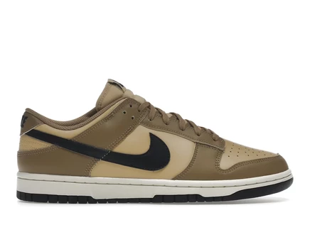 Женские кроссовки Nike Dunk Low, темно-коричневые