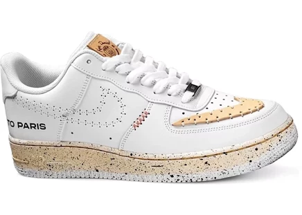 Мужские кроссовки Nike Air Force 1 PSG KD, бело-кремовые