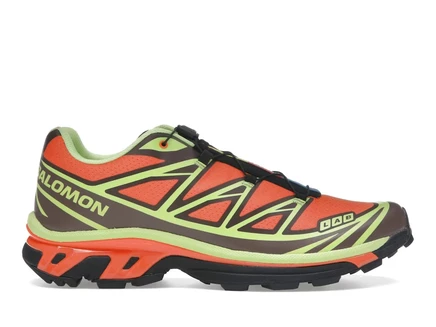 Мужские кроссовки Salomon XT-6, красно-оранжево-зеленые