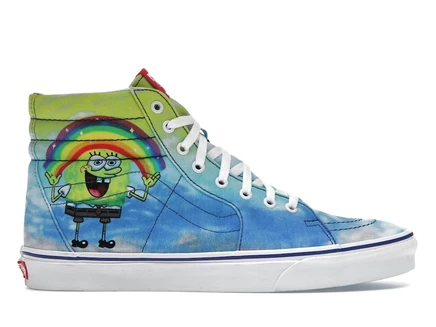 Мужские кроссовки Vans Sk8-Hi 38 DX SpongeBob, разноцветные