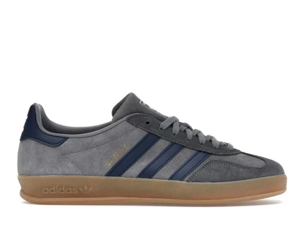 Мужские кроссовки Adidas Gazelle Indoor, серо-индиговые