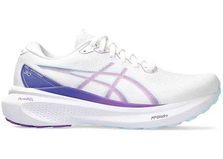 Женские кроссовки Asics Gel-Kayano 30, белые/фиолетовые