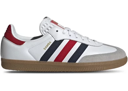 Мужские кроссовки Adidas Samba OG FIFA World Cup 2026, бело-синие