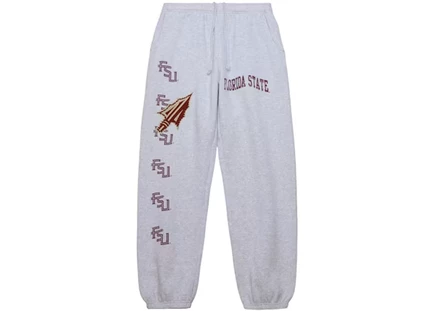 Унисекс штаны Travis Scott x Mitchell & Ness, меланжево-серые