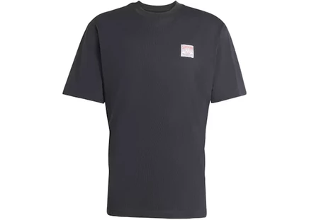 Футболка Adidas Wabash свободного кроя, черная