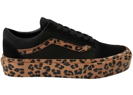 Мужские кеды Vans Old Skool Platform, леопардовые