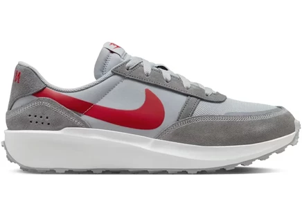 Мужские кроссовки Nike Waffle Nav, серо-бело-красные