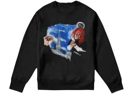 Мужской свитшот Revenge Crayon Trippie Redd, черный