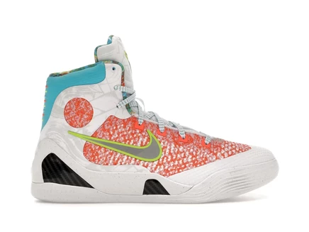 Детские кроссовки Nike Kobe 9 Protro What The, бело-синие