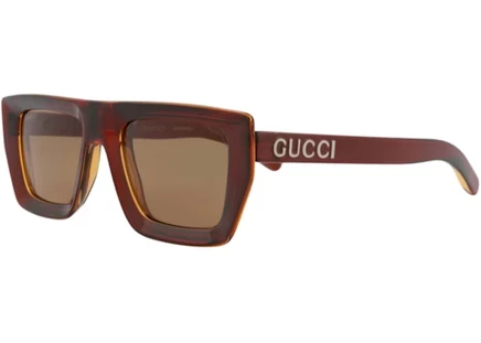Унисекс солнцезащитные очки Gucci GG1723S, коричневые