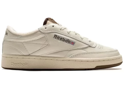 Мужские кроссовки Reebok Club C 85 Vintage, белые/коричневые
