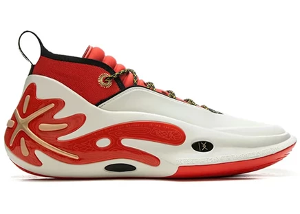 Мужские кроссовки Li-Ning Wade 11, бело-красно-черные